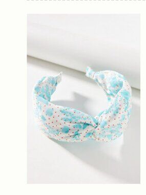 NWT ANTHROPOLOGIE Floral Print Bria Twist Headband